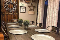 Easy Rustic Farmhouse Dining Room Makeover Ideas 43