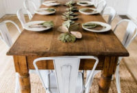 Easy Rustic Farmhouse Dining Room Makeover Ideas 47