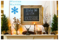 Favorite Mantel Decoration Ideas For Winter 29