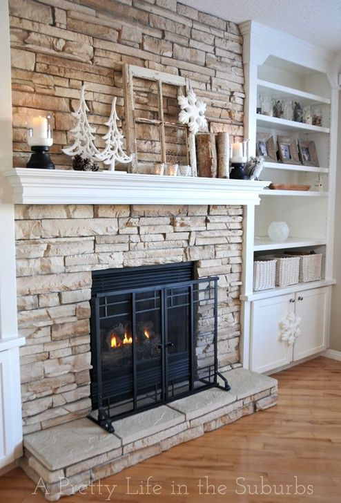 60 Gorgeous Fireplace Design Ideas For This Winter - HOMYSTYLE