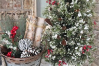 Joyful Front Porch Christmas Decoration Ideas 23
