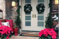 Joyful Front Porch Christmas Decoration Ideas 34