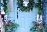 Joyful Front Porch Christmas Decoration Ideas 43