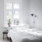 Minimalist But Beautiful White Bedroom Design Ideas 39
