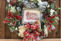 Unique Christmas Wreath Decoration Ideas For Your Front Door 10