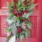 Unique Christmas Wreath Decoration Ideas For Your Front Door 26
