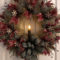Unique Christmas Wreath Decoration Ideas For Your Front Door 28