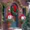 Welcoming Christmas Entryway Decoration For Your Home 14