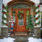 Welcoming Christmas Entryway Decoration For Your Home 16