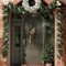 Welcoming Christmas Entryway Decoration For Your Home 19