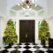 Welcoming Christmas Entryway Decoration For Your Home 25