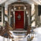 Welcoming Christmas Entryway Decoration For Your Home 40