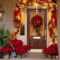 Welcoming Christmas Entryway Decoration For Your Home 55