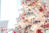 Awesome Red And White Christmas Tree Decoration Ideas 01