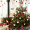 Awesome Red And White Christmas Tree Decoration Ideas 05