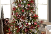 Awesome Red And White Christmas Tree Decoration Ideas 06