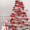 Awesome Red And White Christmas Tree Decoration Ideas 13