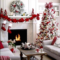 Awesome Red And White Christmas Tree Decoration Ideas 14