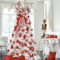 Awesome Red And White Christmas Tree Decoration Ideas 15