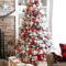 Awesome Red And White Christmas Tree Decoration Ideas 29
