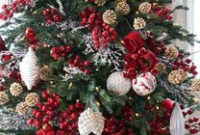 Awesome Red And White Christmas Tree Decoration Ideas 33