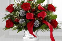 Beautiful Flower Christmas Decoration Ideas 14