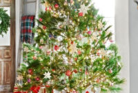 Charming Traditional Christmas Tree Decor Ideas 06