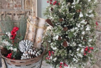 Cozy Outdoor Christmas Decoration Ideas 56