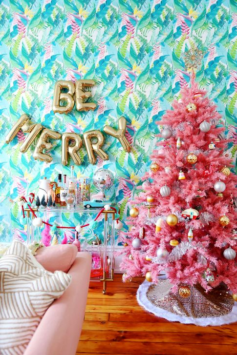 Cute Pink Christmas Tree Decoration Ideas You Will Totally Love 09