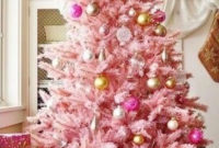 Cute Pink Christmas Tree Decoration Ideas You Will Totally Love 26