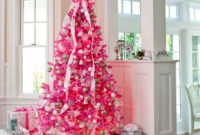Cute Pink Christmas Tree Decoration Ideas You Will Totally Love 36