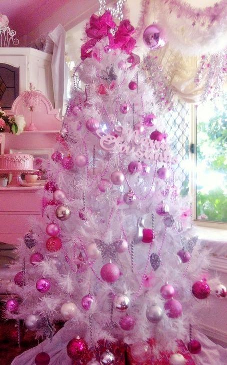 56 Cute Pink Christmas Tree Decoration Ideas You Will Totally Love ...