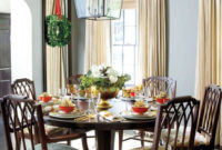 Eye Catching Kitchen Table Christmas Decoration Ideas 13