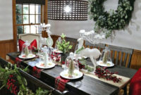 Eye Catching Kitchen Table Christmas Decoration Ideas 41