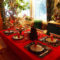 Eye Catching Kitchen Table Christmas Decoration Ideas 44