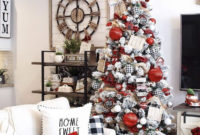 Gorgeous Farmhouse Christmas Tree Decoration Ideas 12