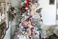 Gorgeous Farmhouse Christmas Tree Decoration Ideas 55