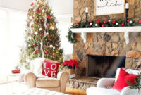 Inspiring Christmas Decoration Ideas For Your Living Room 34