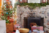 Smart Fireplace Christmas Decoration Ideas 44