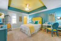 Delightful Yellow Bedroom Decoration And Design Ideas 35
