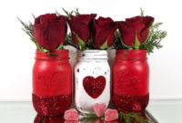 Fabulous Valentines Day Mason Jar Decor Ideas 14