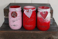 Fabulous Valentines Day Mason Jar Decor Ideas 21