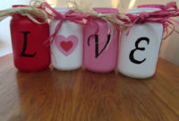 Fabulous Valentines Day Mason Jar Decor Ideas 50