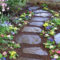 Innovative Stepping Stone Pathway Decor For Your Garden 42