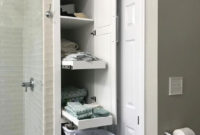 Simple But Modern Bathroom Storage Design Ideas 20