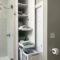 Simple But Modern Bathroom Storage Design Ideas 20