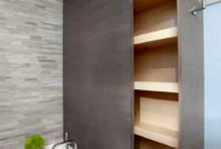 Simple But Modern Bathroom Storage Design Ideas 45