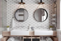 Simple But Modern Bathroom Storage Design Ideas 48