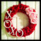 Wonderful DIY Valentines Wreath Decor Ides 18