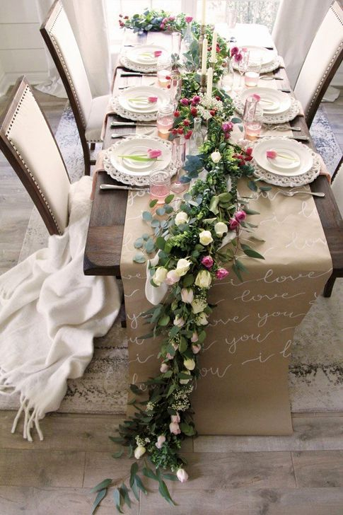 Elegant Table Settings Ideas For Valentines Day 03
